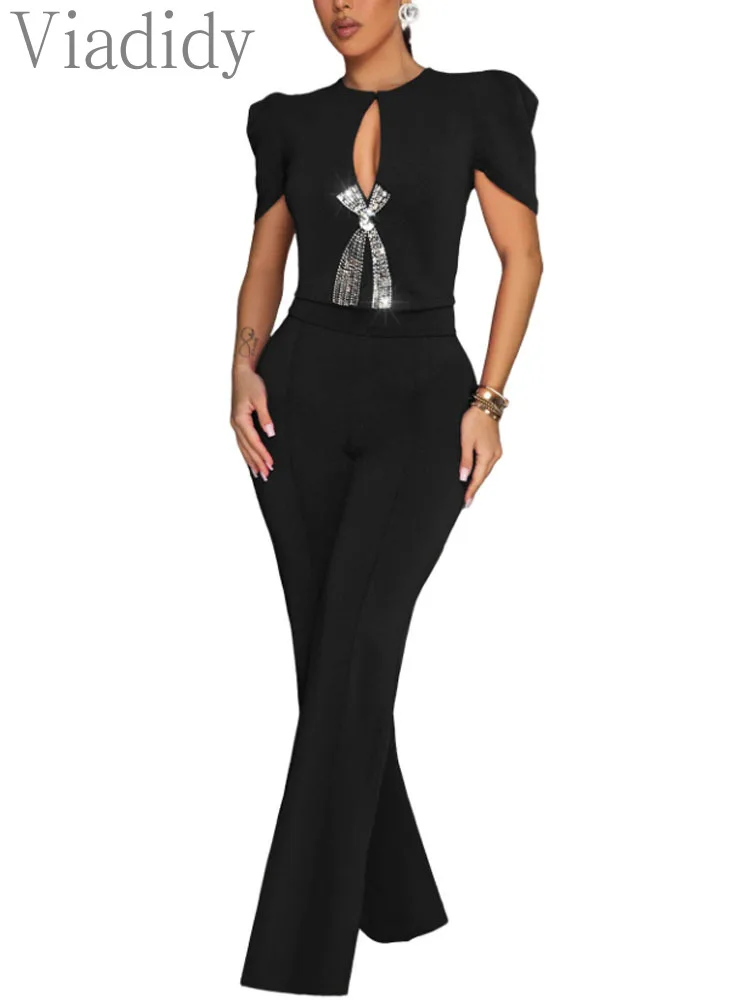 Damen Abendkleidung Einfarbige – Women'S Formal Jumpsuit Evening Wear Bewertung und Preis