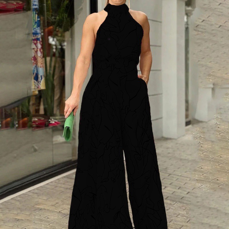 Damen Neckholder-Jumpsuit mit  – Women'S Formal Jumpsuit Evening Wear Bewertung und Preis