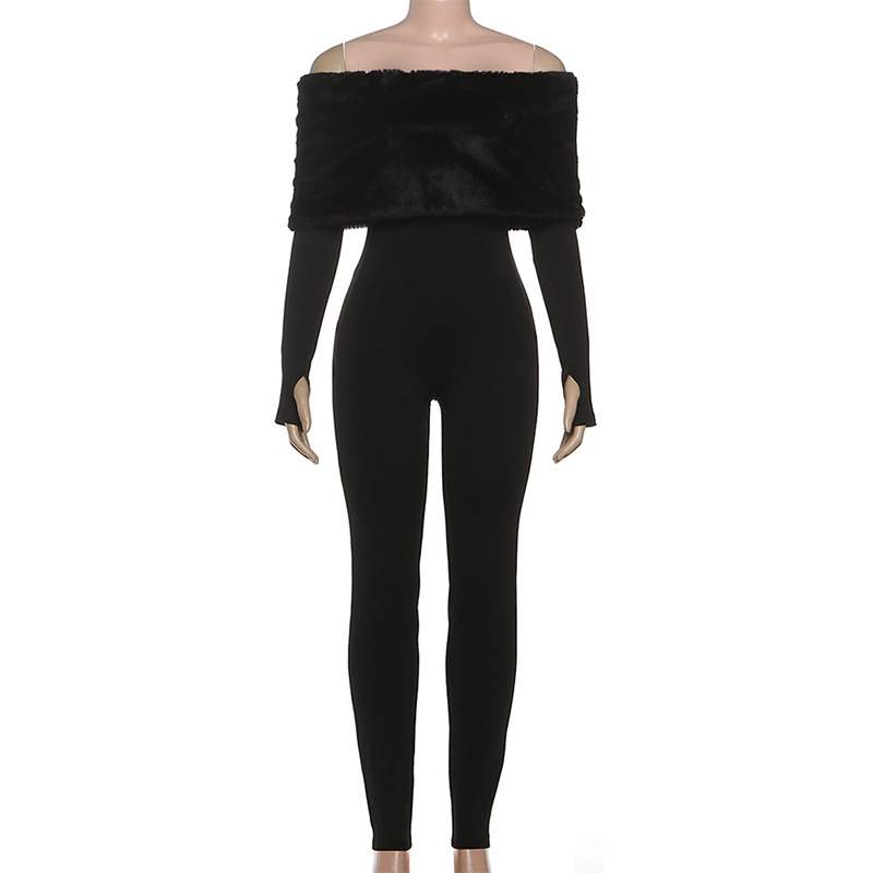 Luxus Pelz Frauen Overall Sexy – Women'S Formal Jumpsuit Evening Wear Bewertung und Preis