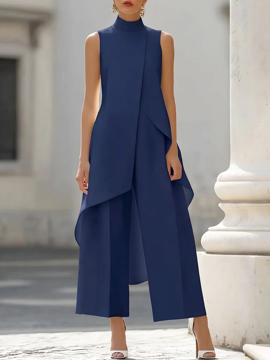 Ärmelloser Jumpsuit mit hohem  – Women'S Formal Jumpsuit Evening Wear Bewertung und Preis
