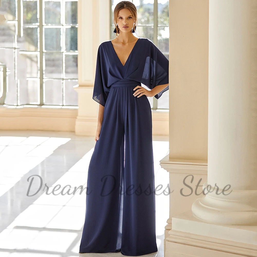 Einfaches Abendkleid mit V-Aus – Women'S Formal Jumpsuit Evening Wear Bewertung und Preis